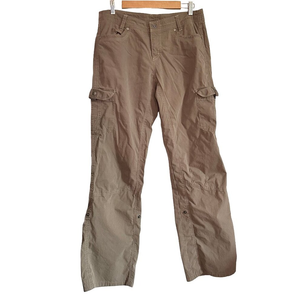 Kuhl Women’s Size 12 Regular Brown Straight Leg Cargo Pants